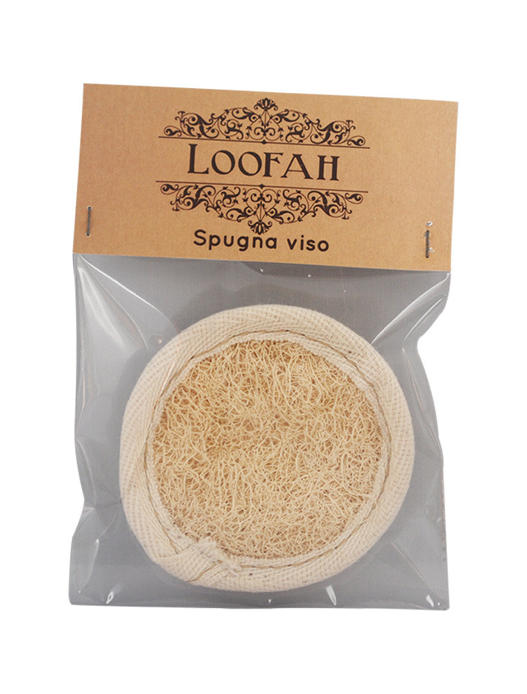 Dischetto viso doppio uso luffa-cotone